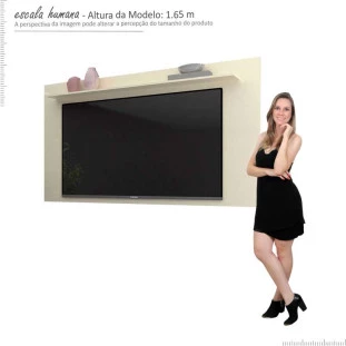 Painel Para TV Até 65 Polegadas Arizona 1.6 Gelius Off White