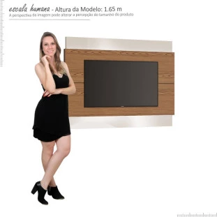 Painel Para TV 50 Polegadas Classic 1.4 Imcal Freijó/Off White