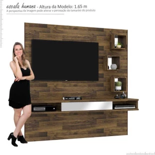 Painel Para TV até 46 London RV Móveis Amadeirado