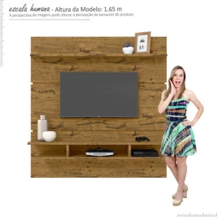 Painel Para TV 60 Polegadas Adryan Patrimar Nature