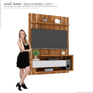 Home Suspenso Para TV 50 Jataí Mirarack Canela/Off White