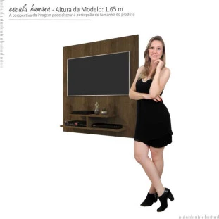 Painel Pequeno Para TV 32 Pol 5019 JB Bechara Canela