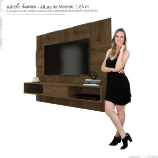 Painel Para TV 42 Polegadas 5025 JB Bechara Canela