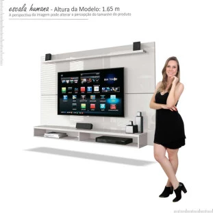 Painel Suspenso Para TV até 65 Pol Max 1.8 EDN Branco