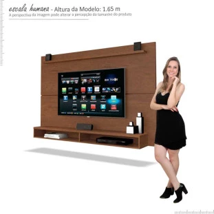 Painel Suspenso Para TV até 65 Pol Max 1.8 EDN Naturale