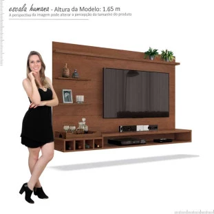 Painel Para Sala TV 55 Palladium 1.8 EDN Naturale