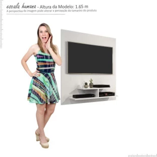 Painel Pequeno Para TV 32 Pol 5019 JB Bechara Branco