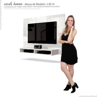 Painel Para TV 43 Polegadas Fox EDN Branco