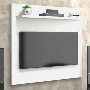 Painel Pequeno Para TV 32 Polegadas 90cm Yan Patrimar Branco