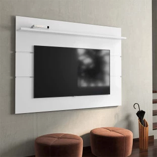 Painel Para TV 65 Polegadas 160cm Prism 1.6 Patrimar Branco