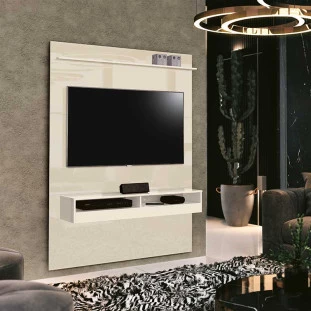 Painel Pequeno Para TV 50 Polegadas Torino EDN Off White