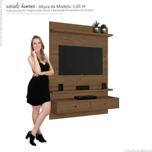 Painel Pequeno Para TV 42 Polegadas Treviso 105 EDN Naturale