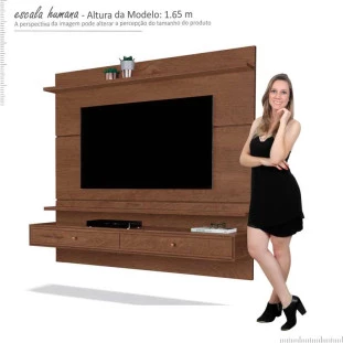 Painel Para TV 58 Polegadas Treviso 160 EDN Naturale