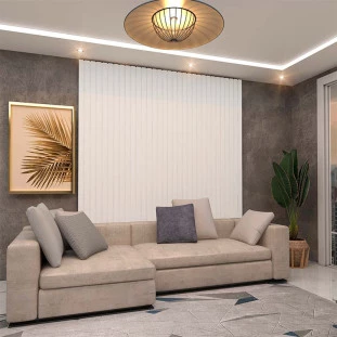 Placa Painel Ripado Nobre 200cm x 250cm Gelius Branco