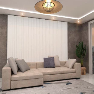 Placa Painel Ripado Nobre 300cm x 250cm Gelius Branco