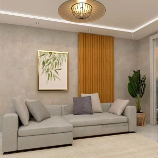 Placa Painel Ripado Nobre 100cm x 250cm Gelius Naturale