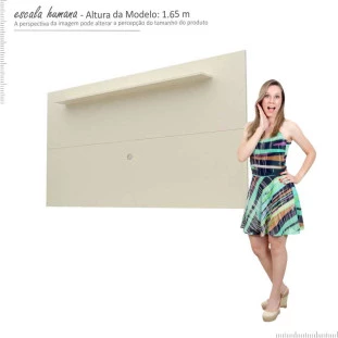 Painel Para TV Até 65 Polegadas Texas 1.8 Gelius Off White