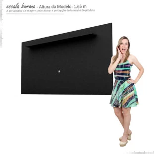 Painel Para TV Até 65 Polegadas Texas 1.8 Gelius Preto