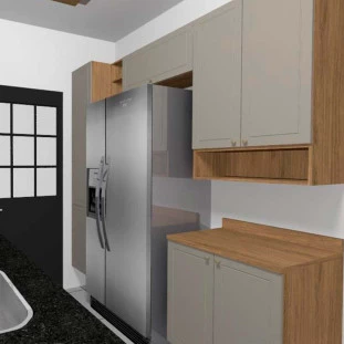 Projeto Cozinha Marcela Provence Robel Hanover/Fendi Matte