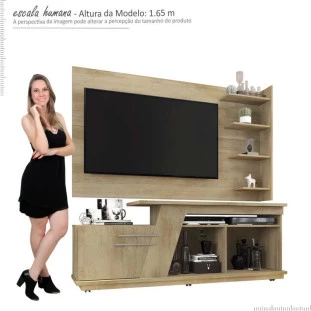 Rack Caribean com Painel Chicago RV Móveis Niagara