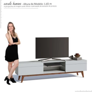 Rack para Sala TV 65 Polegadas Classic 2G 2.2 Imcal Branco