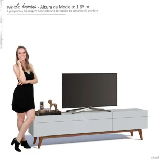 Rack para Sala TV 65 Polegadas Classic 3G 2.2 Imcal Branco