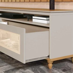 Rack Para TV 1.80cm 75 Polegadas Hanover 1.8 EDN Fendi/Freijo
