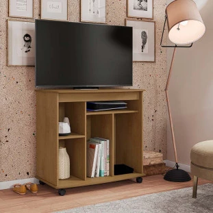 Rack Pequeno 90cm Para TV 32 Polegadas Madri RV Móveis Cinamomo