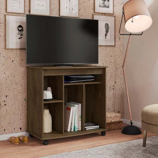 Rack Pequeno 90cm Para TV 32 Polegadas Madri RV Móveis Freijo