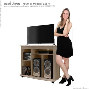 Rack Pequeno Para TV até 32 Madri RV Móveis Niagara