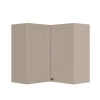 Módulo Armário Aéreo Canto L 88x76x34cm 100% MDF Cozinha Provence Robel Fendi/Fendi Matte