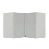 Módulo Armário Aéreo Canto L 68x96x56cm 100% MDF Cozinha Provence Robel Branco/Branco Matte
