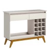 Aparador Para Sala de Jantar 113cm Adega Classic AD Imcal Off White