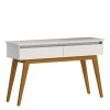 Aparador Para Sala 2 Gavetas 136cm Classic Imcal Off White