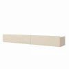 Aparador Rack Suspenso Sala 2 Gavetas 157cm Nobre Gelius Off White