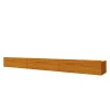 Aparador Rack Suspenso Sala 3 Gavetas 202cm Nobre Gelius Naturale