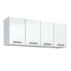Armário Aéreo de Cozinha 4 Portas Eros Flat 160 Cozimax Branco