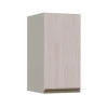 Módulo Armário Aéreo 68x35 1 Porta 100% MDF Cozinha Modulada Gold Robel Fendi/Aspen