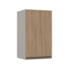 Módulo Armário Aéreo 68x40 1 Porta 100% MDF Cozinha Modulada Gold Robel Fendi/Hanover
