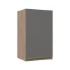 Módulo Armário Aéreo 68x40 1 Porta 100% MDF Cozinha Modulada Gold Robel Hanover/Cinza