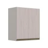 Módulo Armário Aéreo 68x60 2 Portas 100% MDF Cozinha Modulada Gold Robel Fendi/Aspen