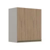 Módulo Armário Aéreo 68x60 2 Portas 100% MDF Cozinha Modulada Gold Robel Fendi/Hanover
