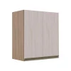 Módulo Armário Aéreo 68x60 2 Portas 100% MDF Cozinha Modulada Gold Robel Hanover/Aspen