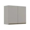 Módulo Armário Aéreo 68x80 2 Portas 100% MDF  Cozinha Modulada Gold Robel Fendi/Fendi