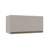 Módulo Armário Aéreo 70cm Porta Basculante 100% MDF Cozinha Modulada Gold Robel Fendi/Fendi