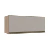 Módulo Armário Aéreo 80cm Porta Basculante 100% MDF Cozinha Modulada Gold Robel Hanover/Fendi