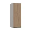 Módulo Armário Aéreo 88x30 1 Porta 100% MDF Cozinha Modulada Gold Robel Fendi/Hanover