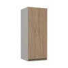 Módulo Armário Aéreo 88x35 1 Porta 100% MDF Cozinha Modulada Gold Robel Fendi/Hanover