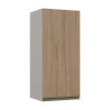 Módulo Armário Aéreo 88x40 1 Porta 100% MDF Cozinha Modulada Gold Robel Fendi/Hanover