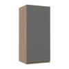 Módulo Armário Aéreo 88x40 1 Porta 100% MDF Cozinha Modulada Gold Robel Hanover/Cinza